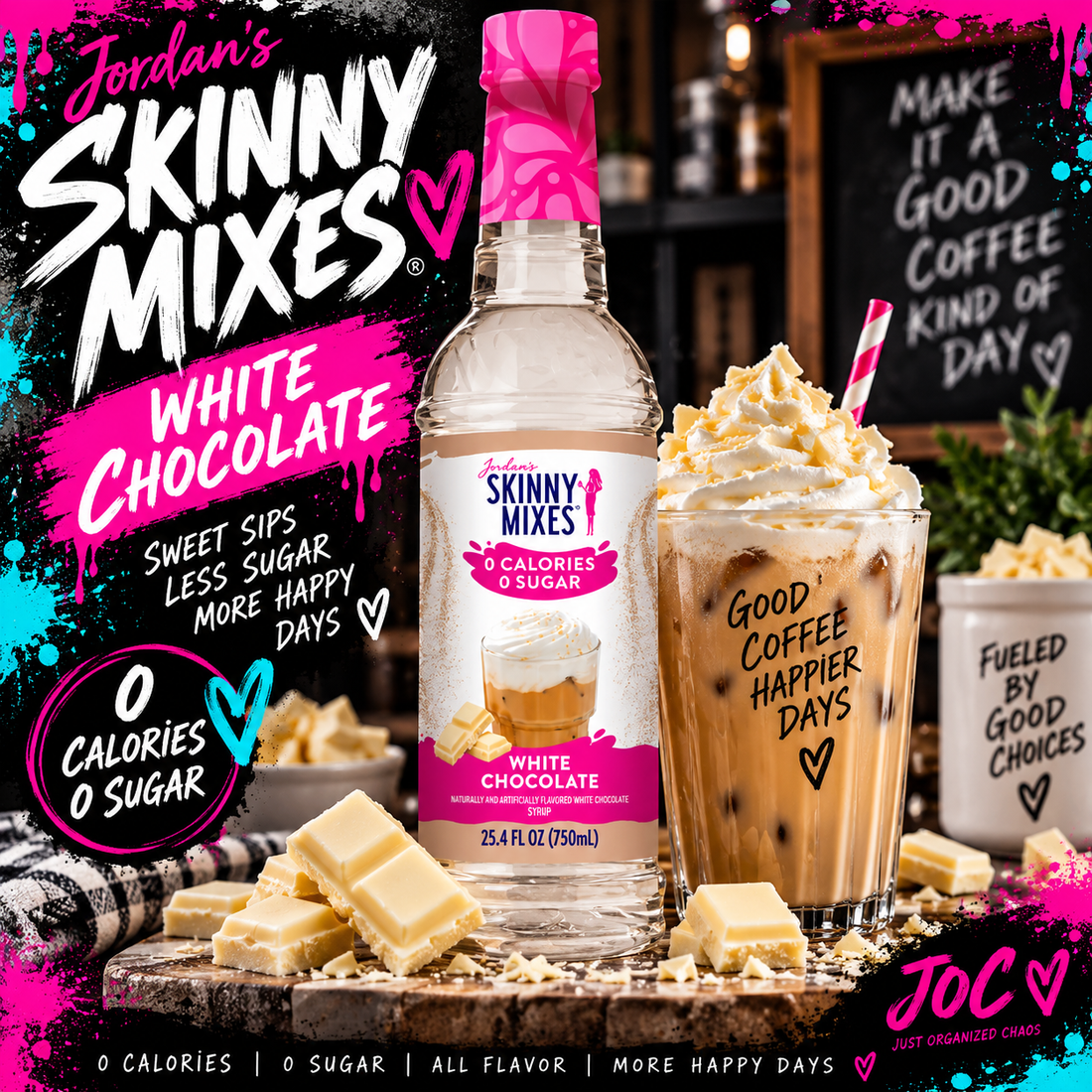 Jordan's Skinny Mixes White Chocolate sugar-free syrup