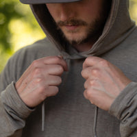 Lightweight Performance Hoodie Caribou alternate view