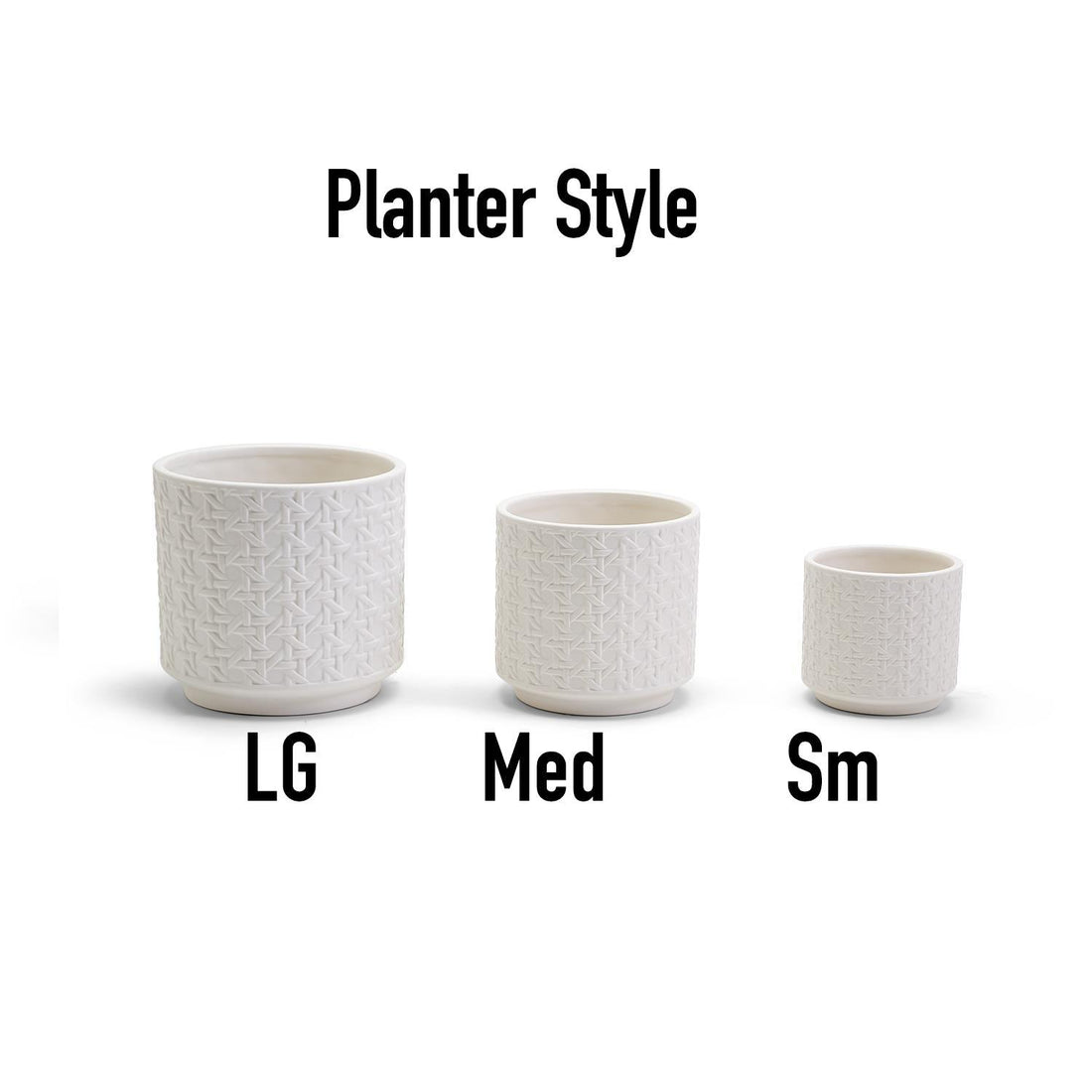 Webbing Ceramic Planters — alternate product view 4