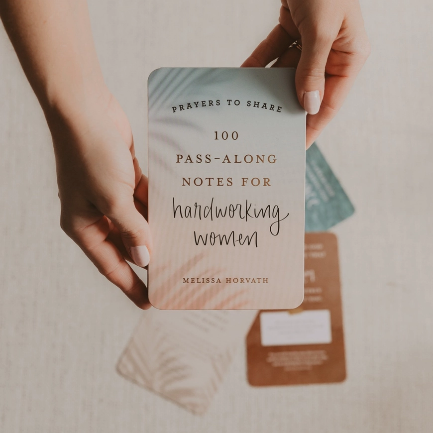 Prayers to Share pass-along notes for hardworking women
