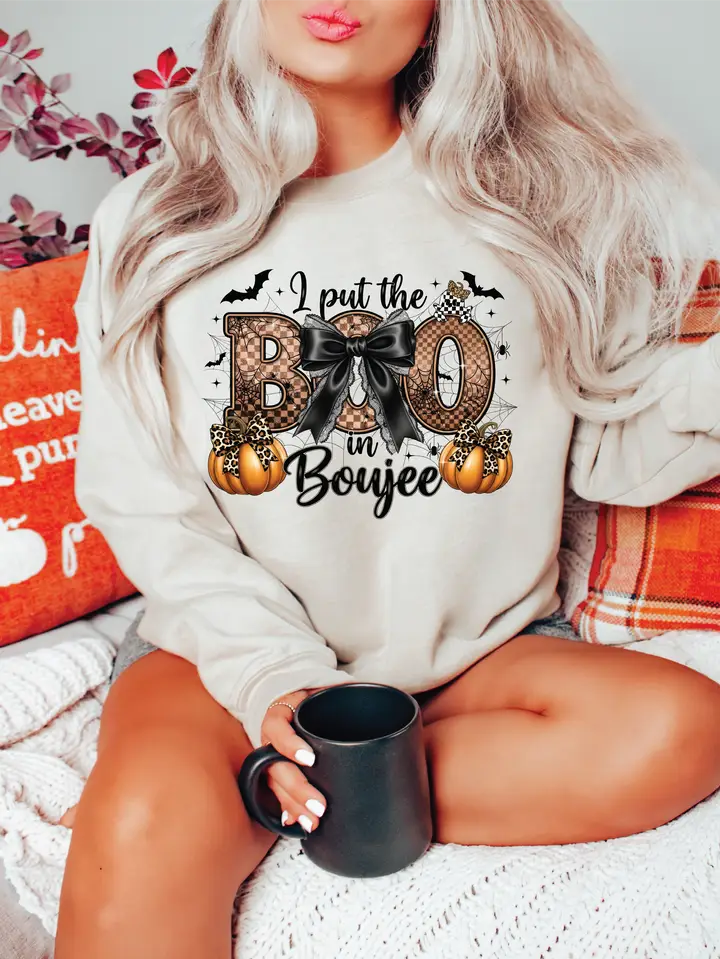 Boo in Boo-Jee graphic sweatshirt