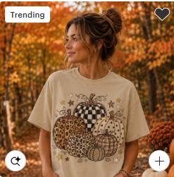 Fall Assorted Pumpkins Tee
