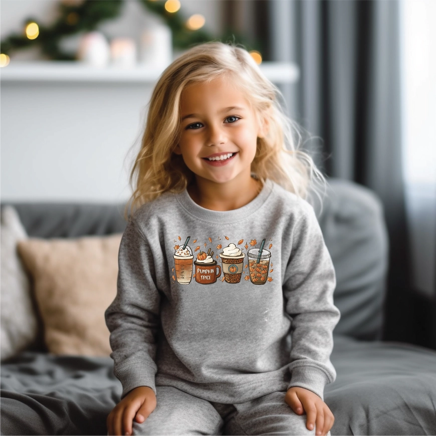 Fall Latte Row youth sweatshirt
