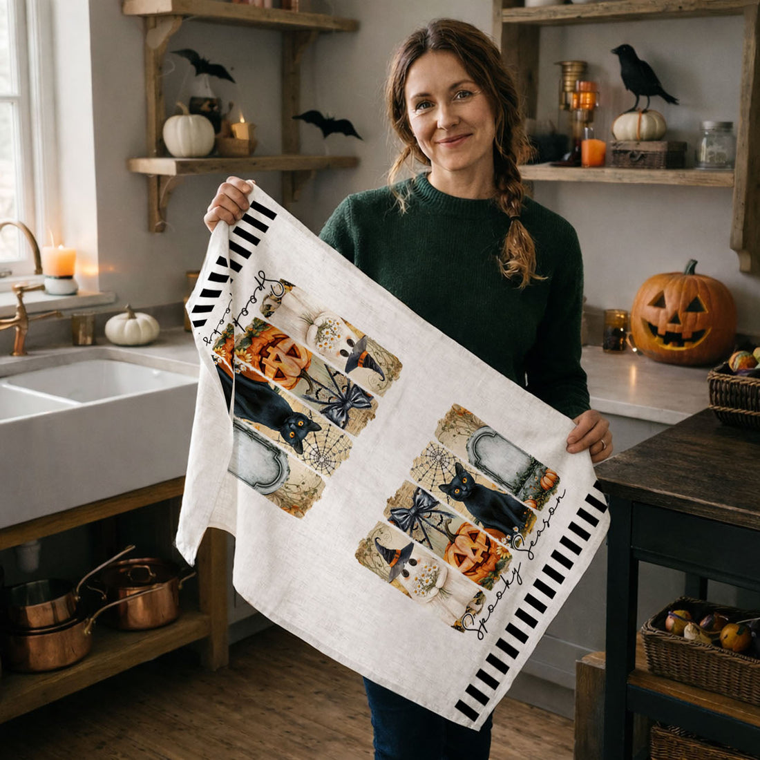 Spooky Season Towel — alternate product view 3