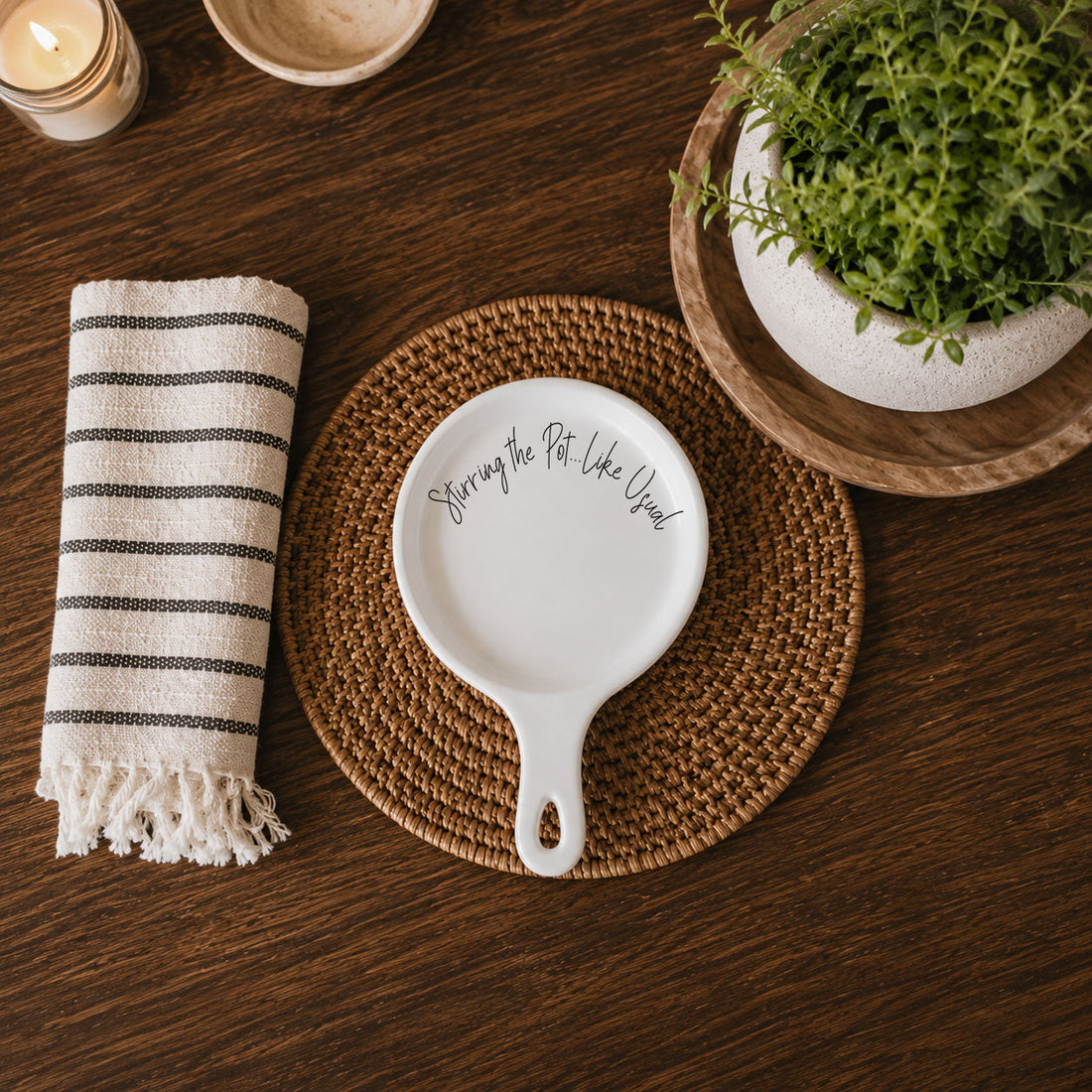 Porcelain Spoon Rest — alternate product view 7