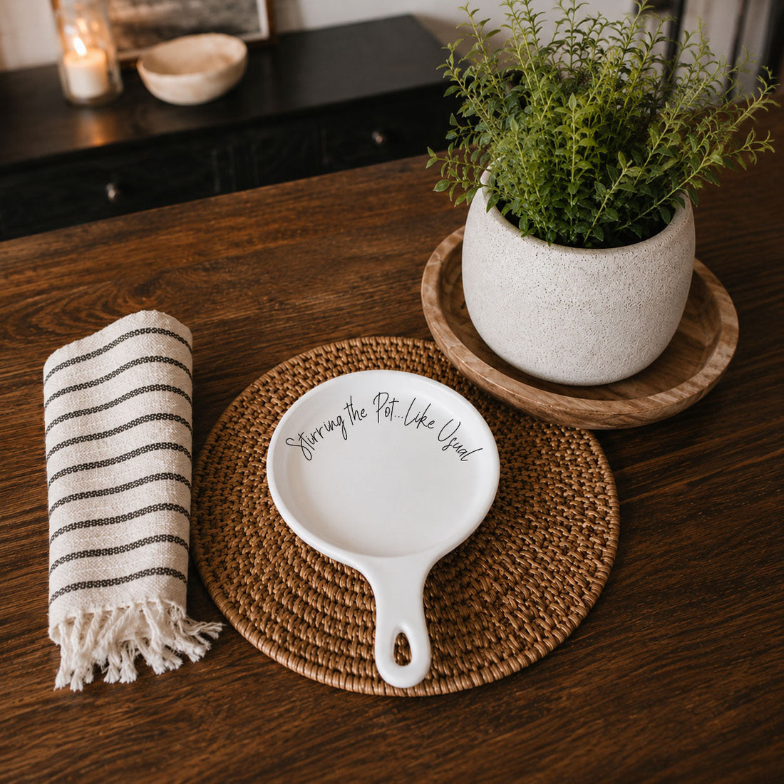 Porcelain Spoon Rest — alternate product view 52