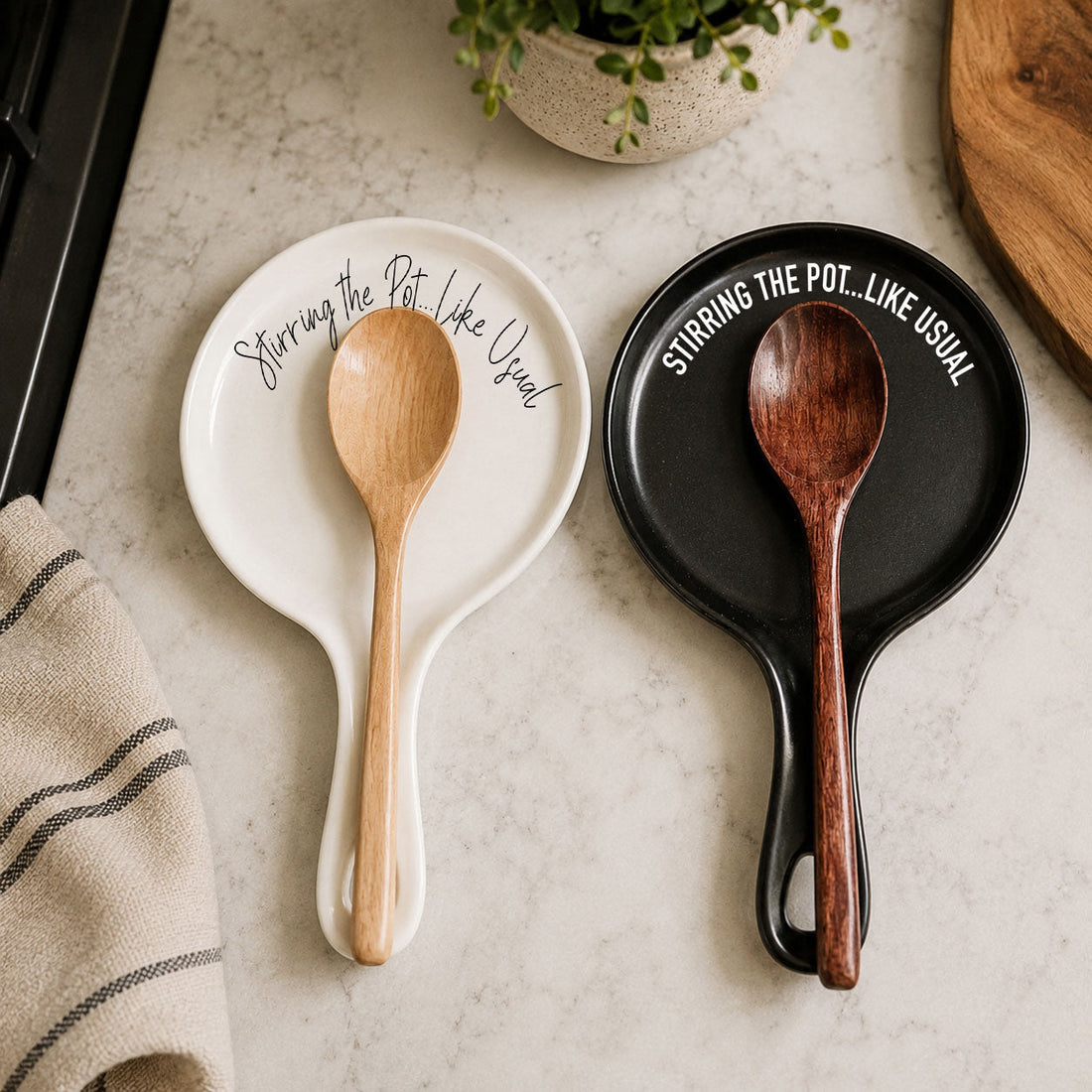 Porcelain Spoon Rest — alternate product view 4