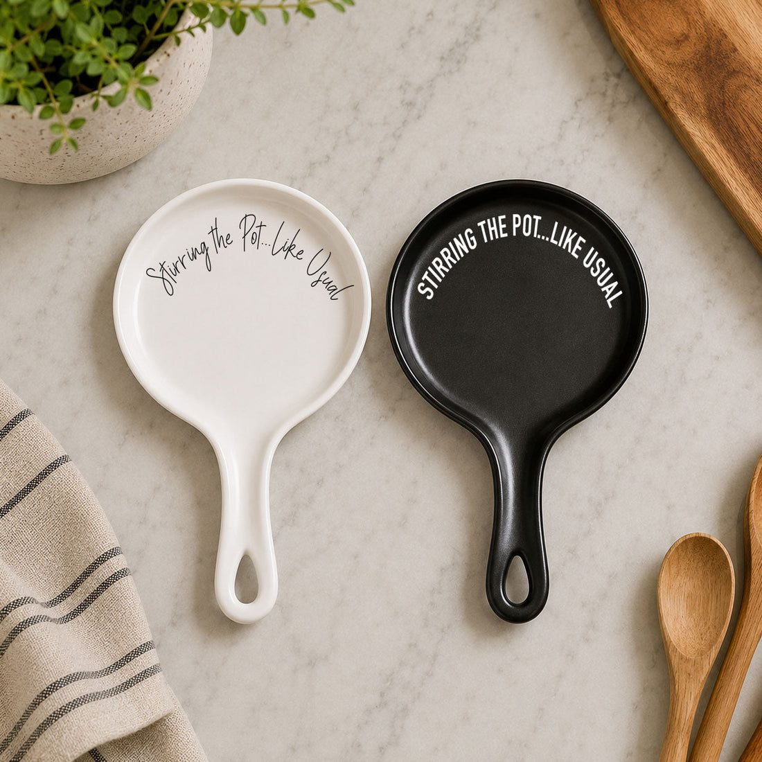 Porcelain Spoon Rest — alternate product view 55