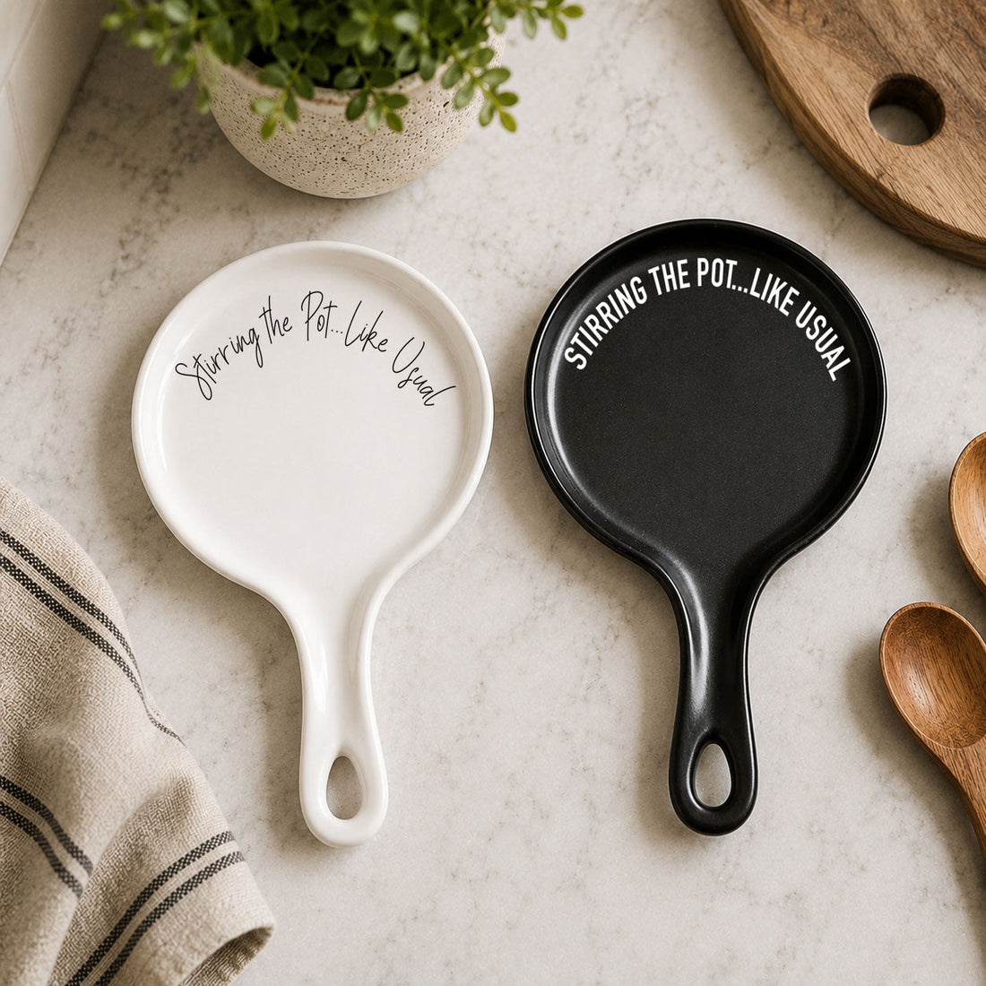 Porcelain Spoon Rest — alternate product view 56