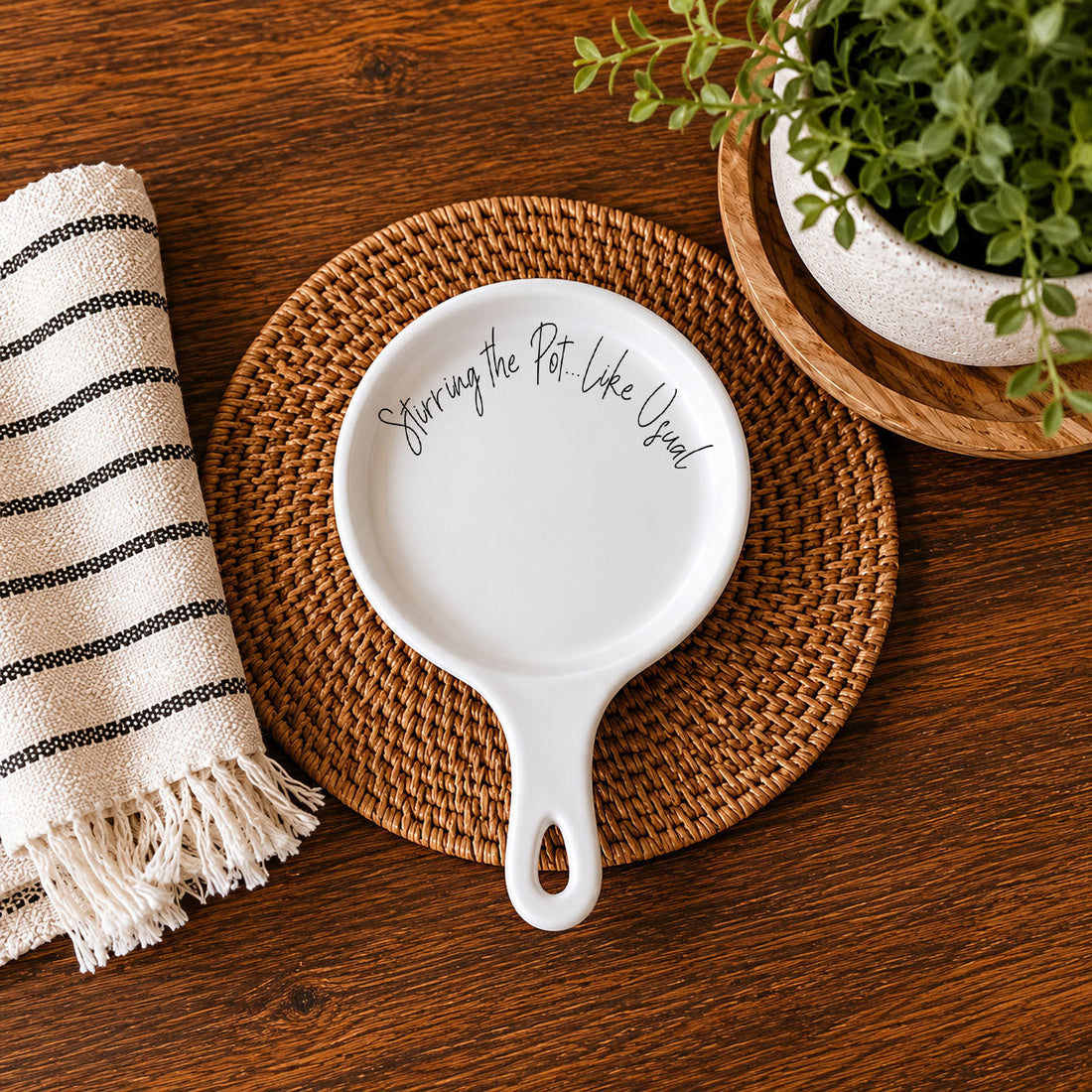 Porcelain Spoon Rest — alternate product view 23