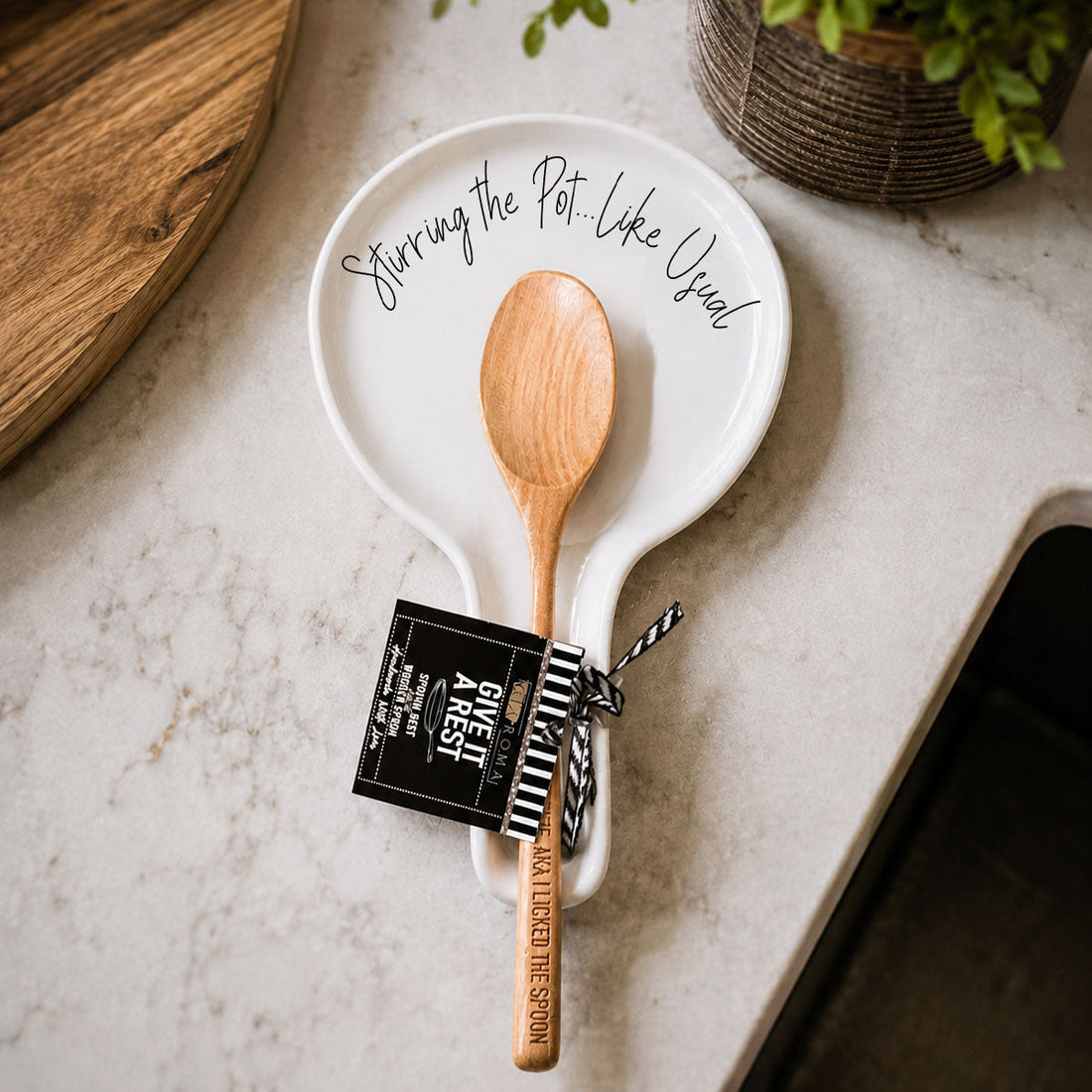 Porcelain Spoon Rest — alternate product view 10