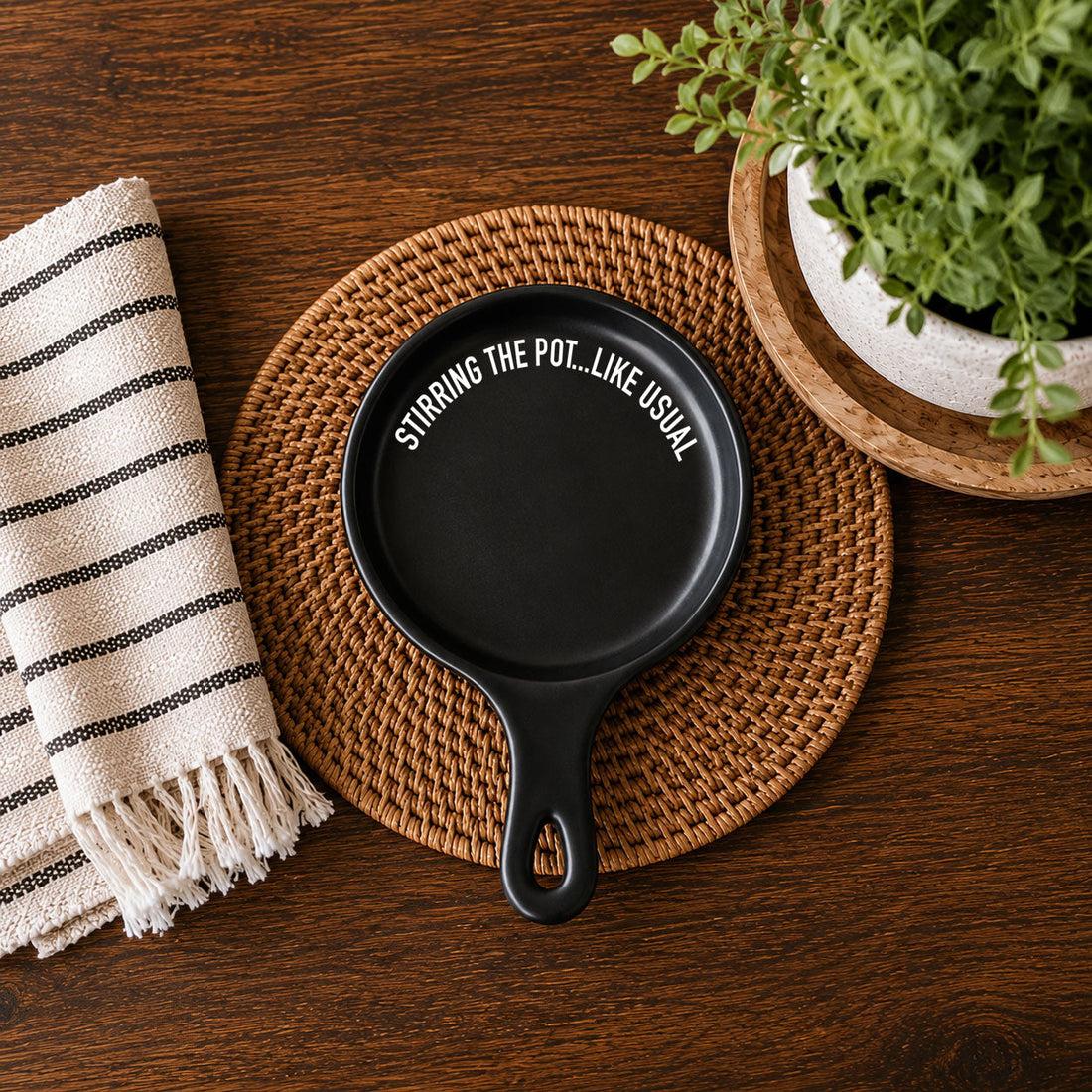 Porcelain Spoon Rest — alternate product view 3