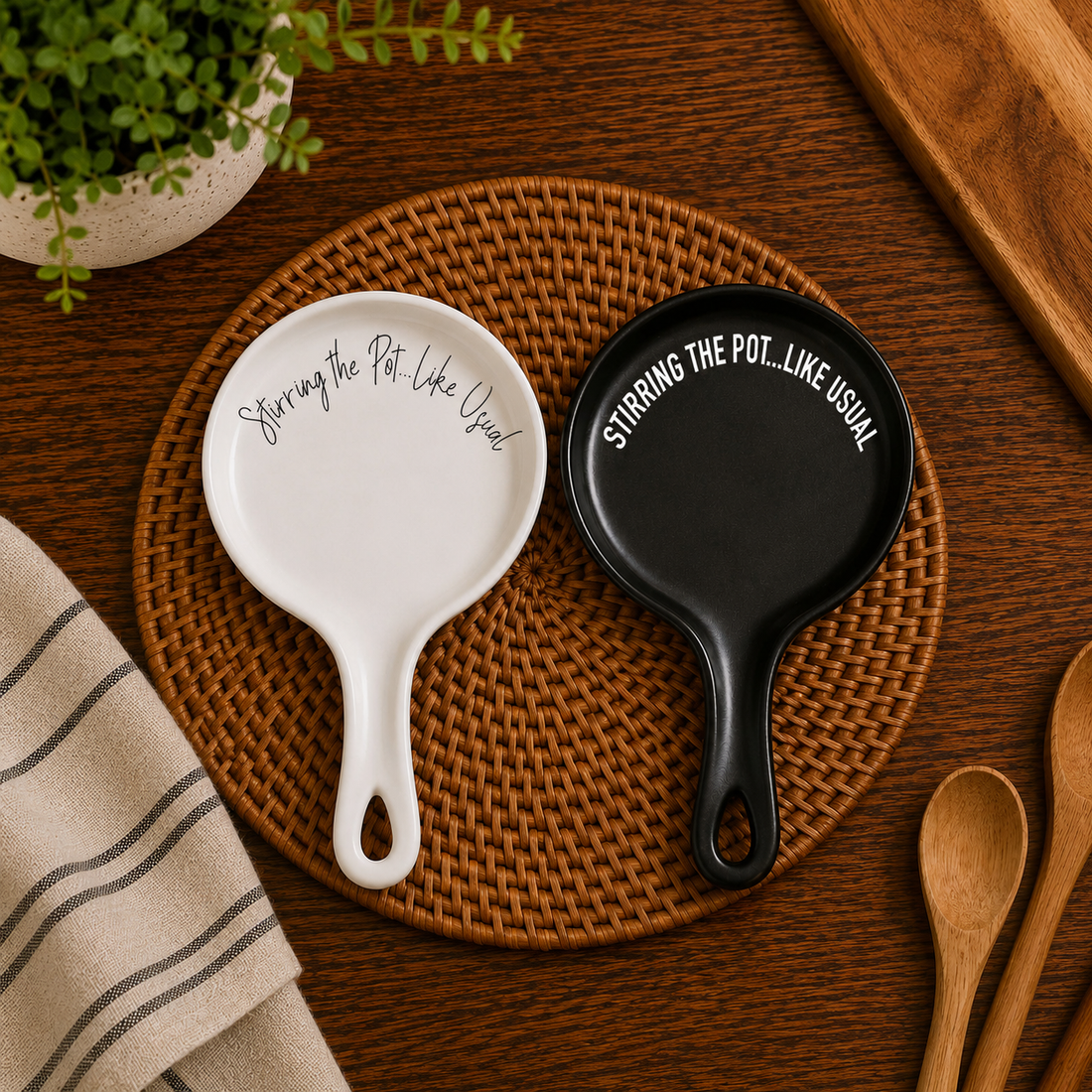 Porcelain Spoon Rest — alternate product view 58