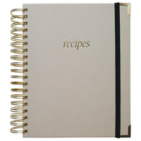 Sweet Water Decor neutral spiral recipe book