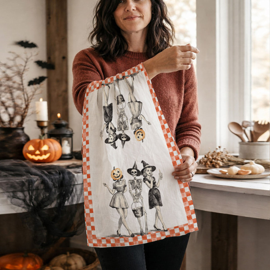 Vintage Halloween Towel — alternate product view 7