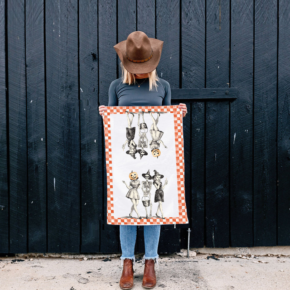 Vintage Halloween Towel — alternate product view 32