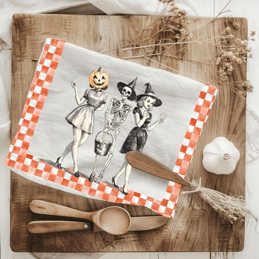 Vintage Halloween Towel — alternate product view 19