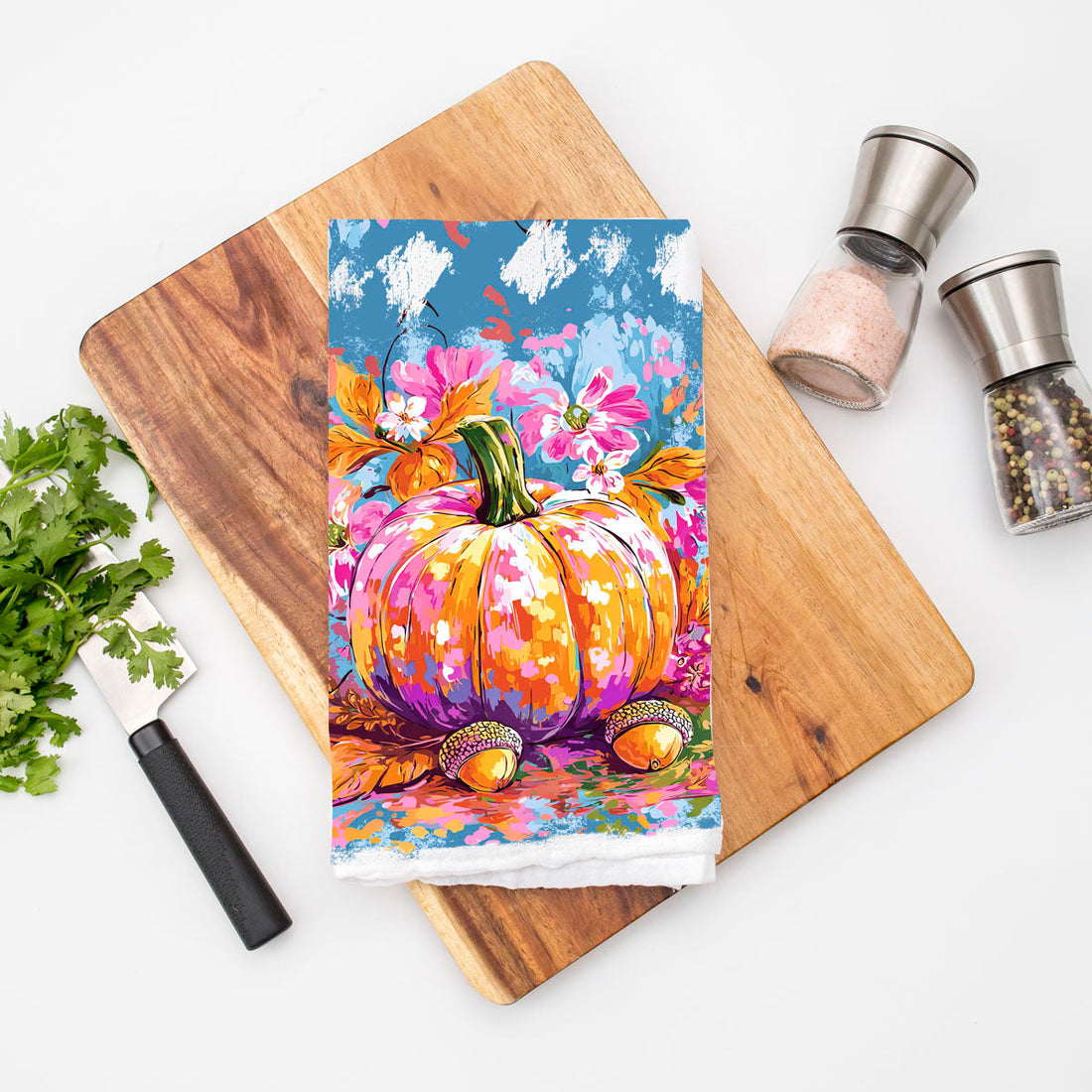 Painted Pumpkin Towel — alternate product view 18