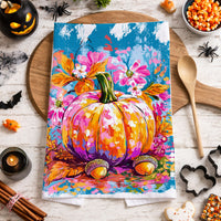 Painted Pumpkin Towel — alternate product view 9