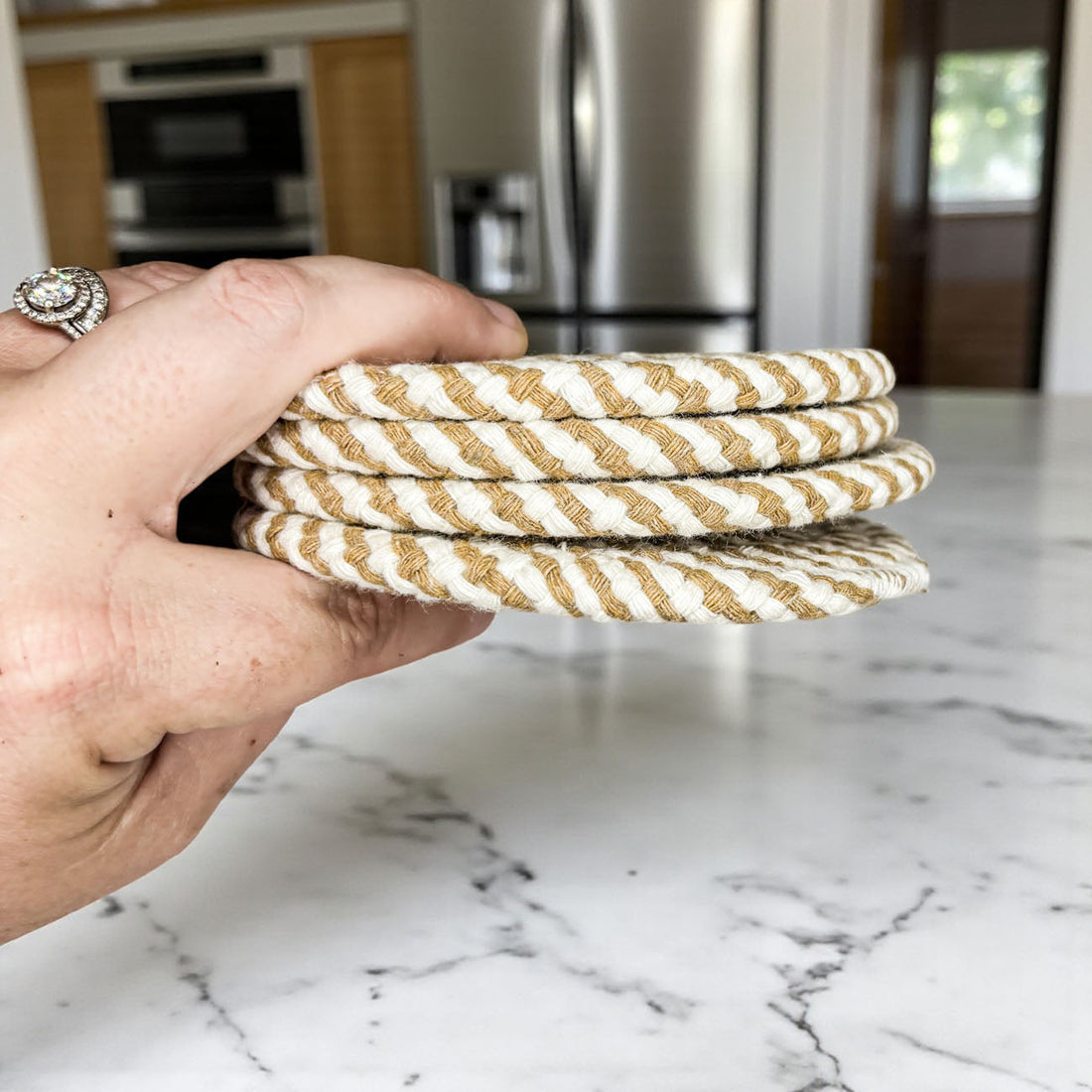Fall Braided Coaster Set — alternate product view 66