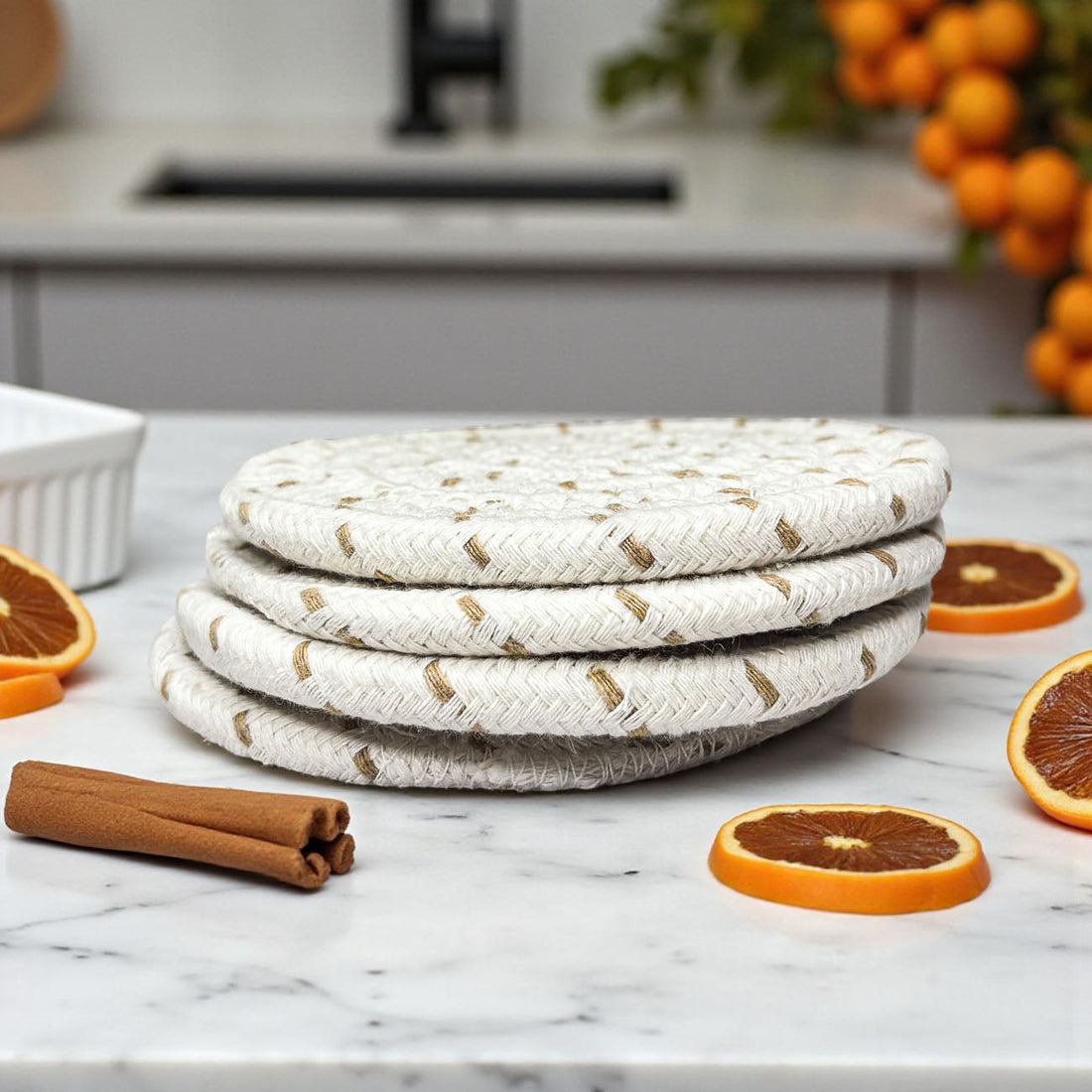 Fall Braided Coaster Set — alternate product view 51