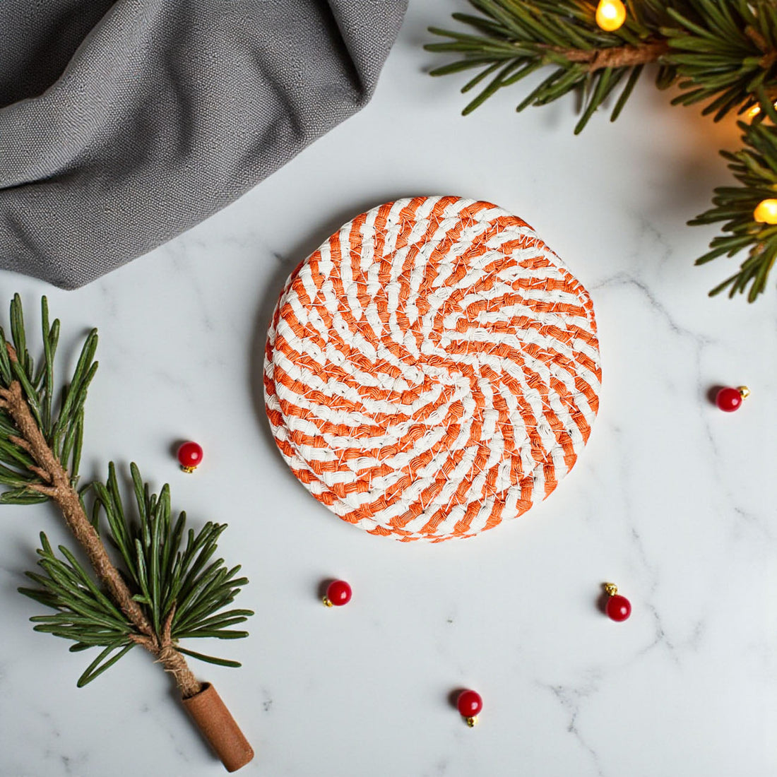 Fall Braided Coaster Set — alternate product view 63