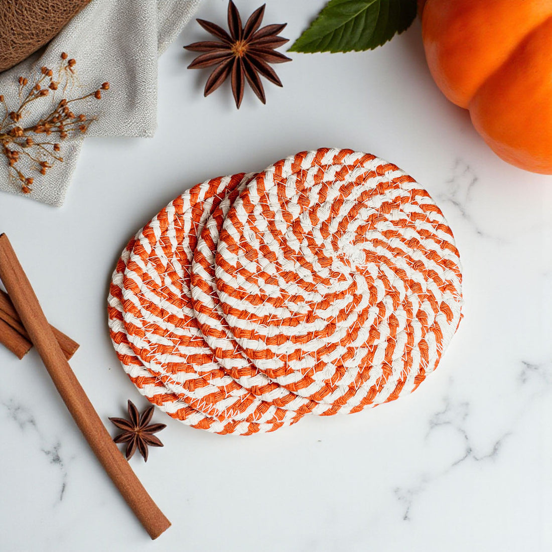 Fall Braided Coaster Set — alternate product view 61