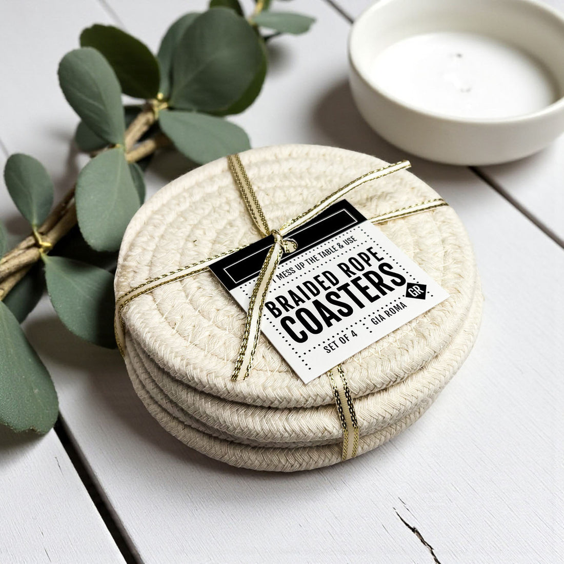 Fall Braided Coaster Set — alternate product view 42