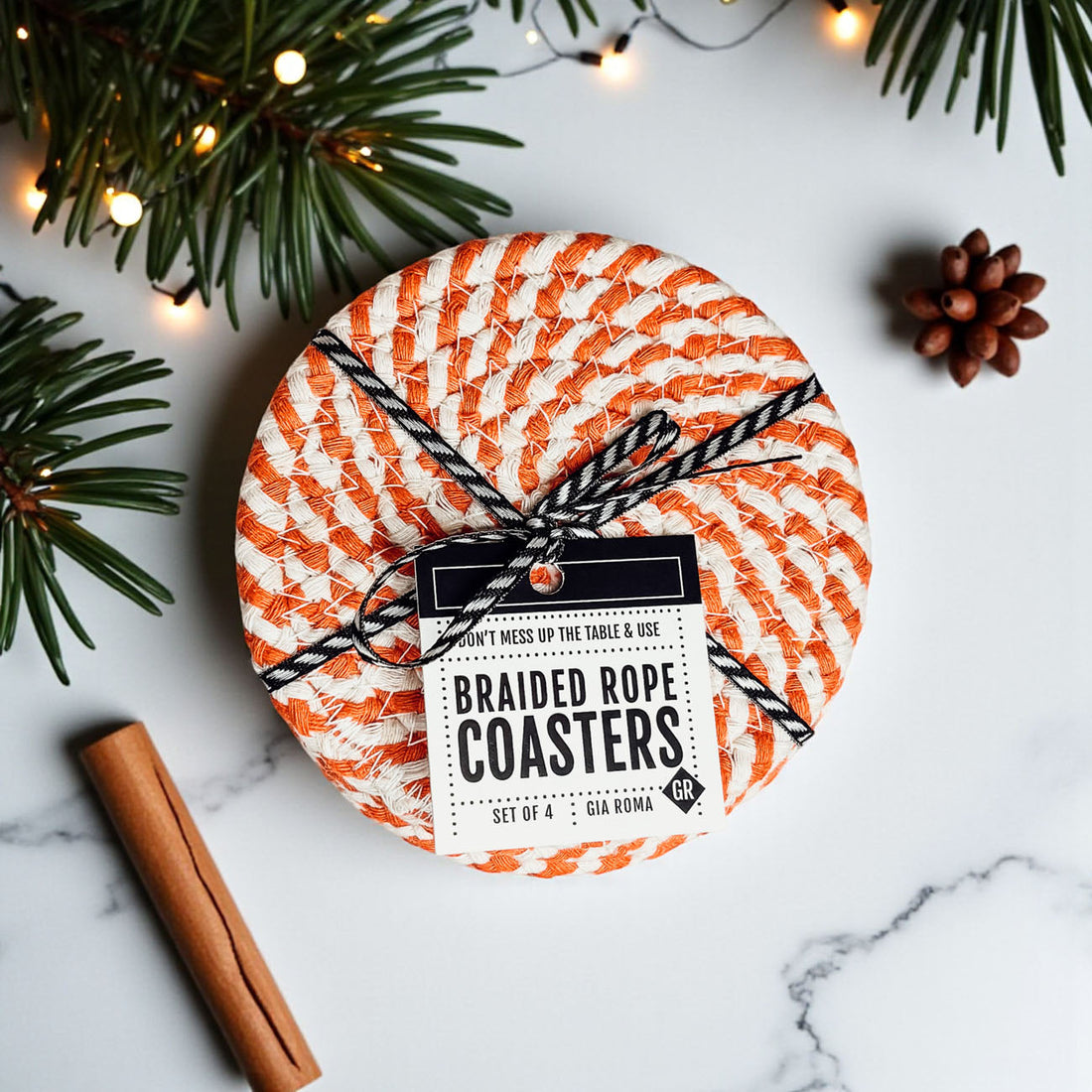 Fall Braided Coaster Set — alternate product view 39