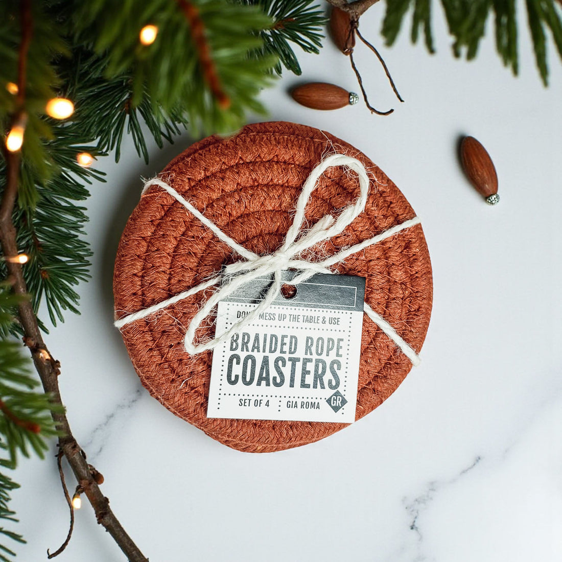 Fall Braided Coaster Set — alternate product view 57