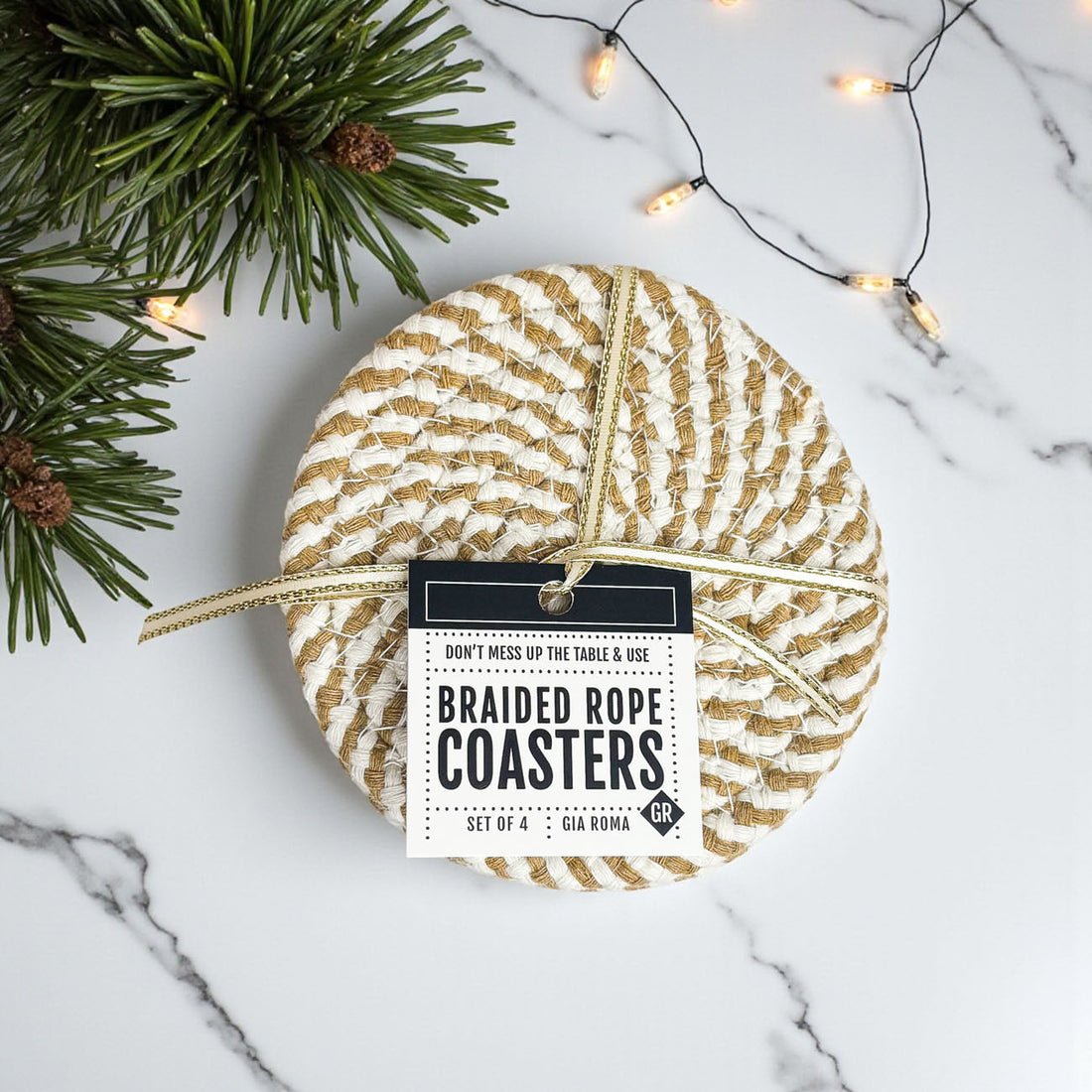 Fall Braided Coaster Set — alternate product view 64