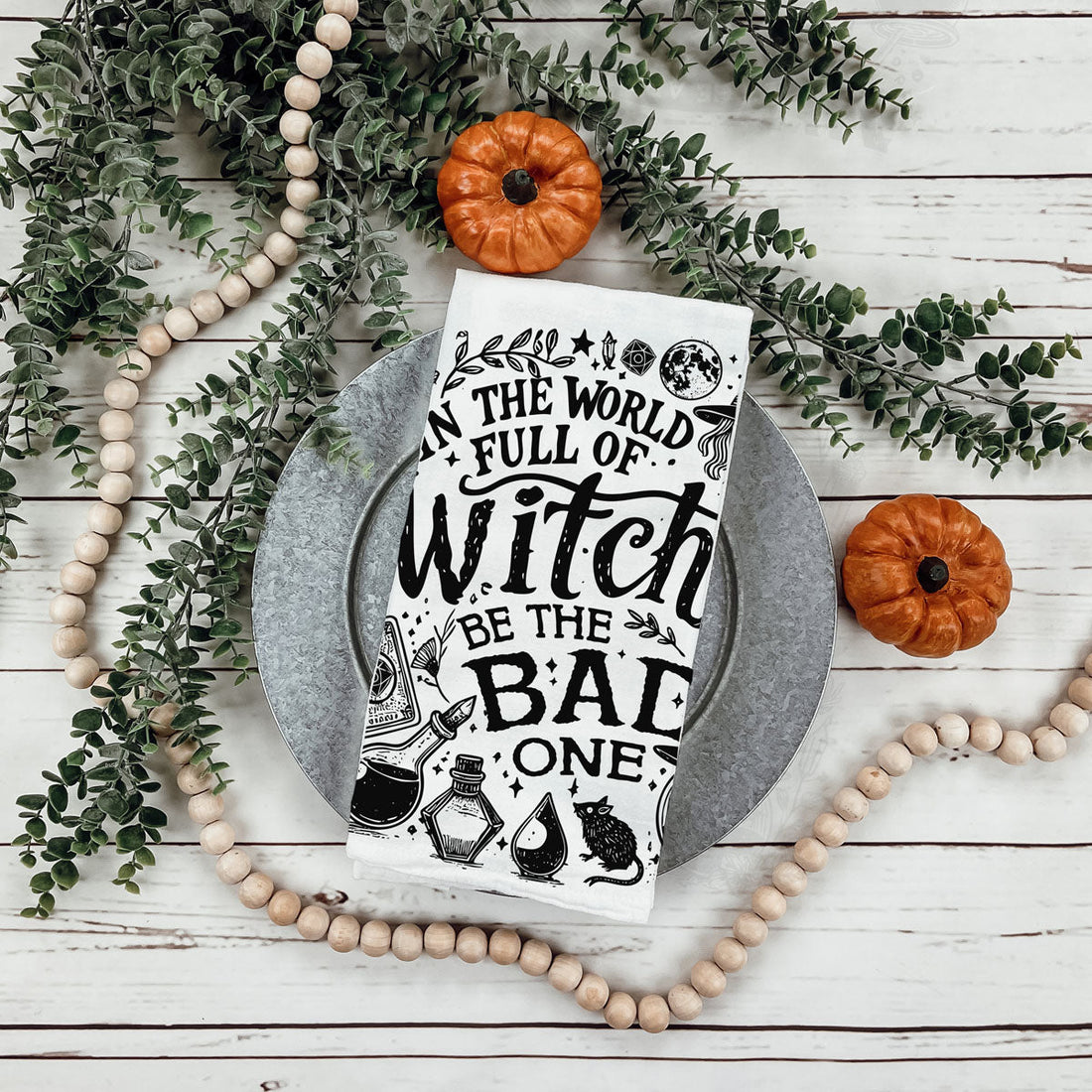 Double-Sided Witch Towel — alternate product view 24