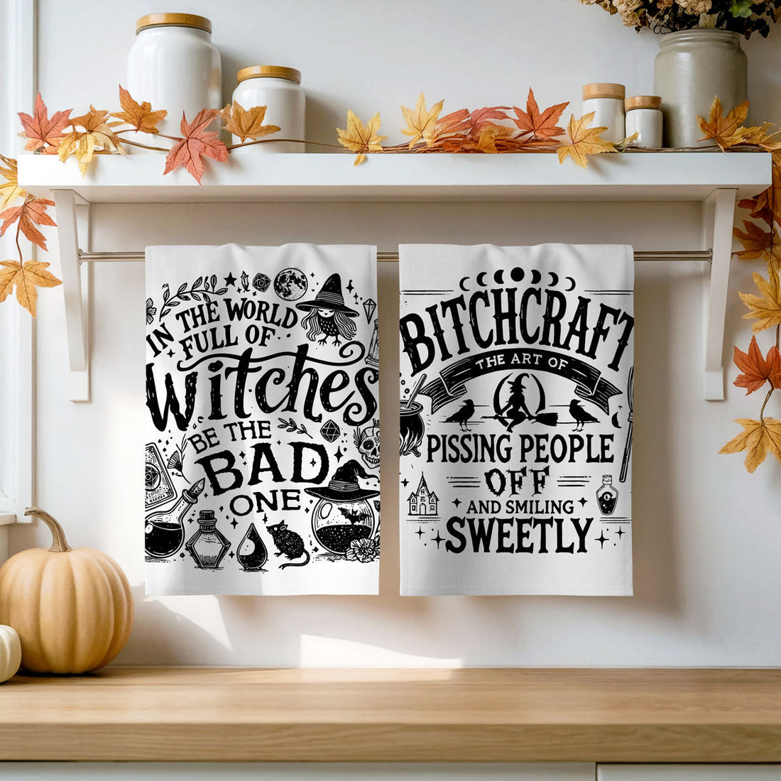 Double-Sided Witch Towel — alternate product view 16