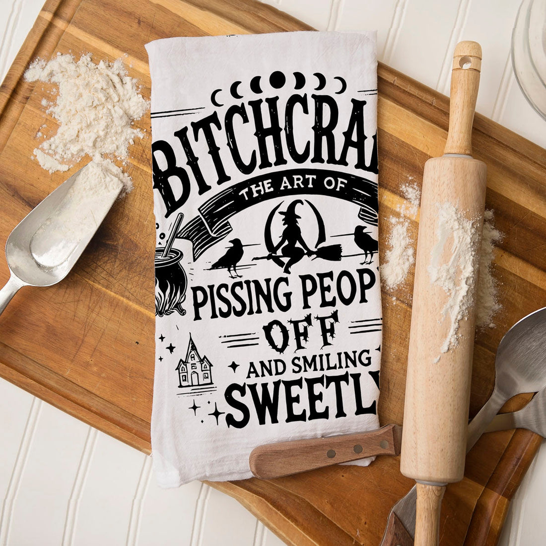 Double-Sided Witch Towel — alternate product view 28