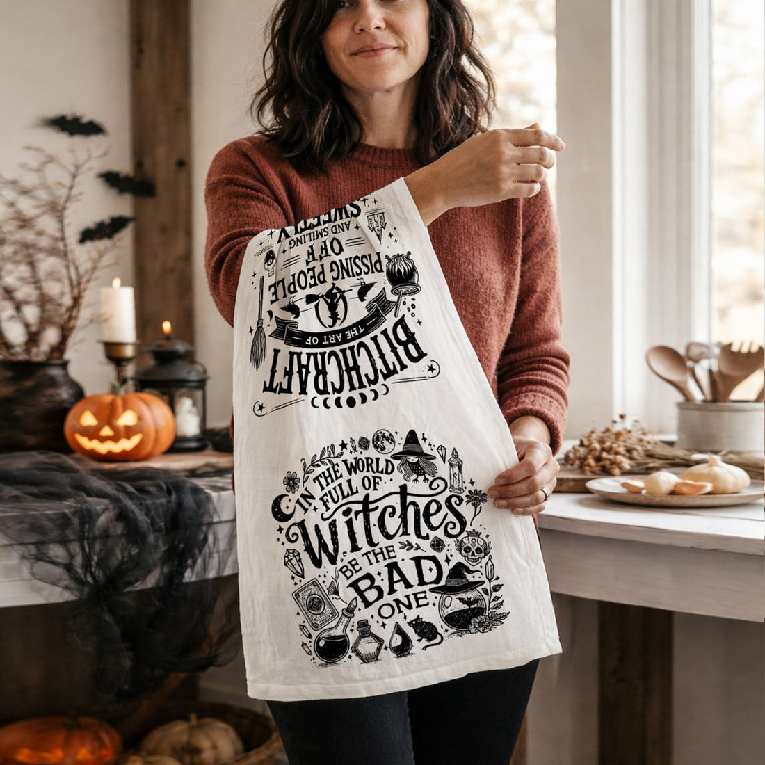 Double-Sided Witch Towel — alternate product view 11