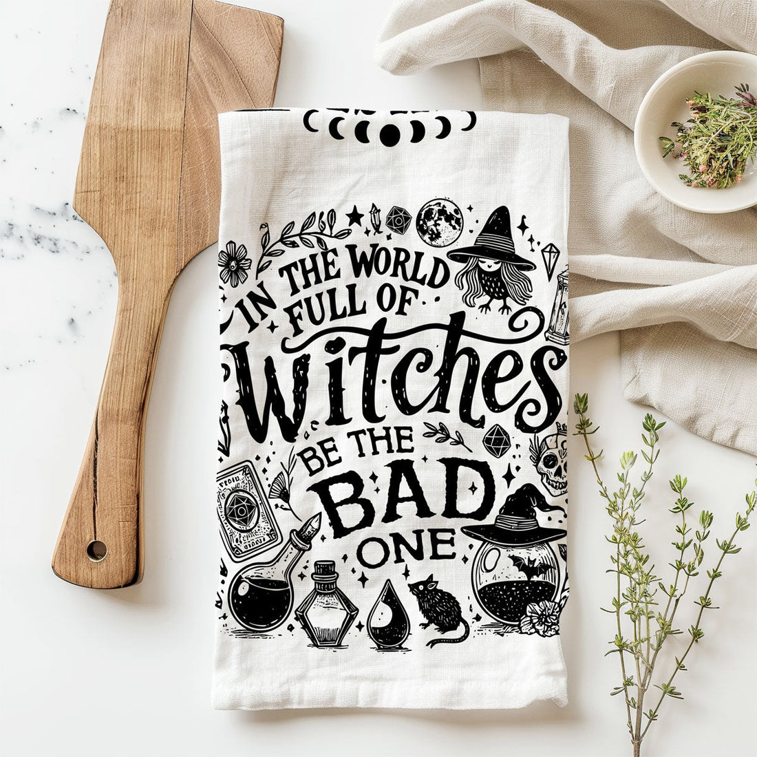Double-Sided Witch Towel — alternate product view 31