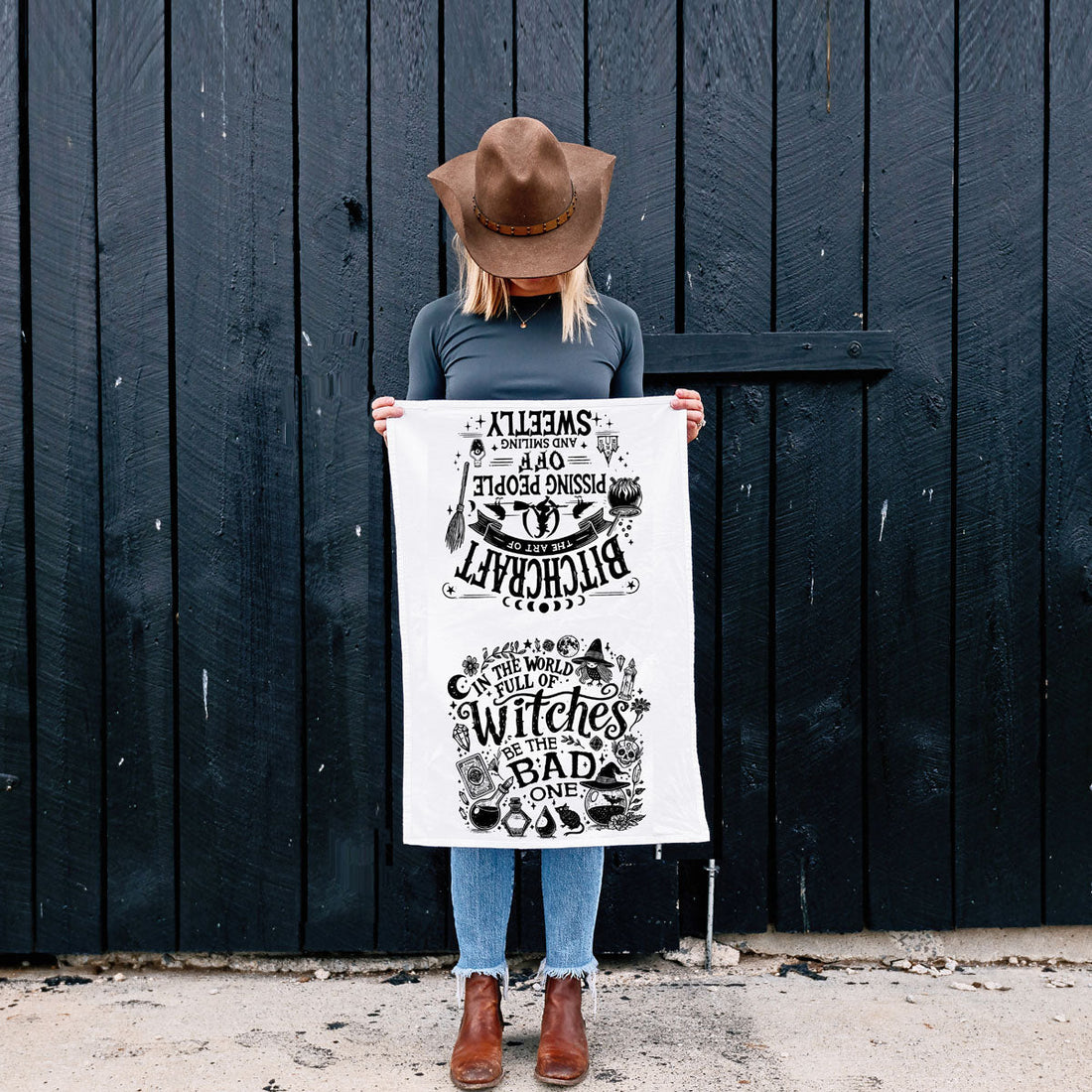 Double-Sided Witch Towel — alternate product view 38