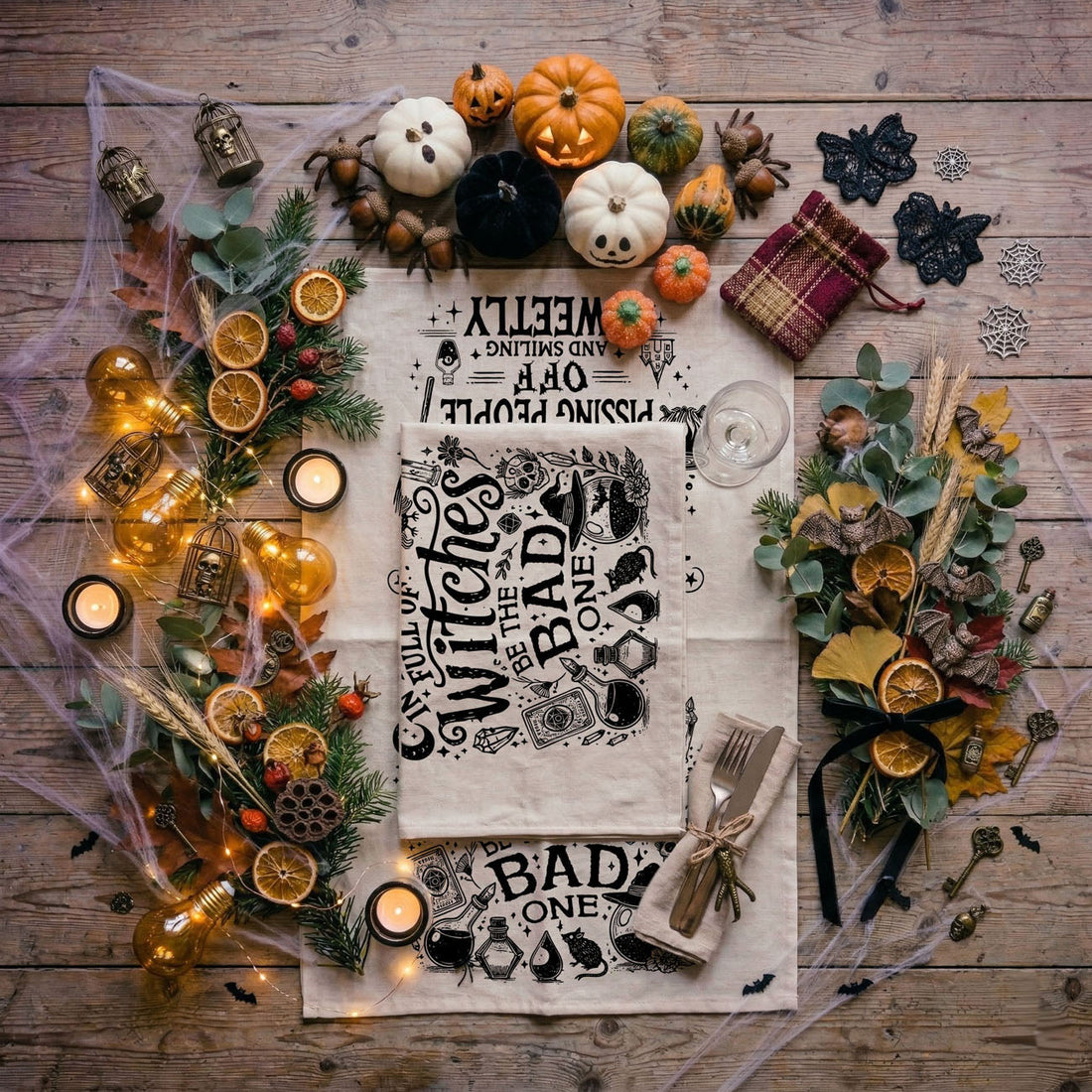 Double-Sided Witch Towel — alternate product view 23